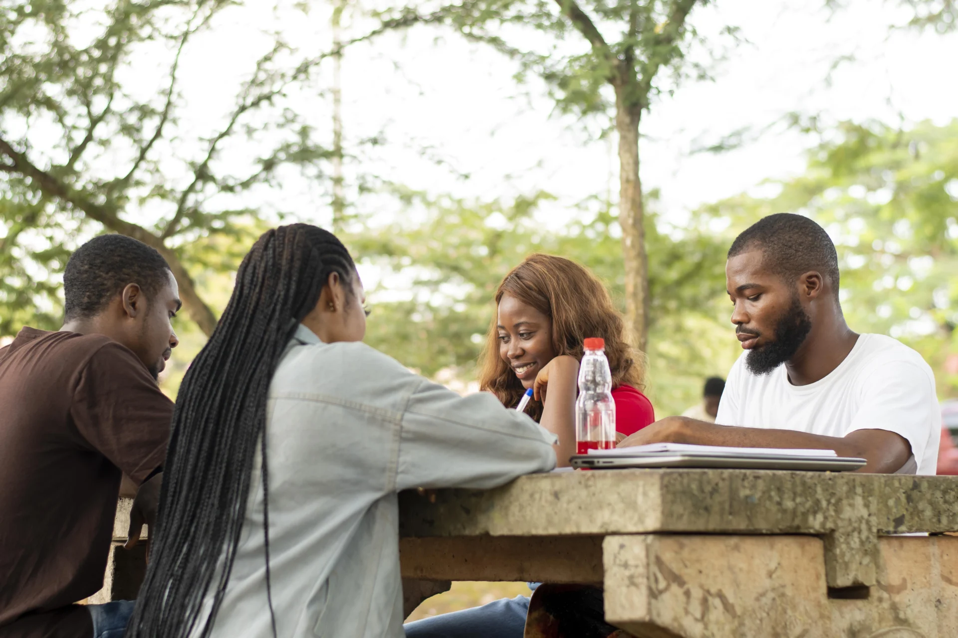 Community members engage in storytelling for Most Significant Change (MSC) evaluation.